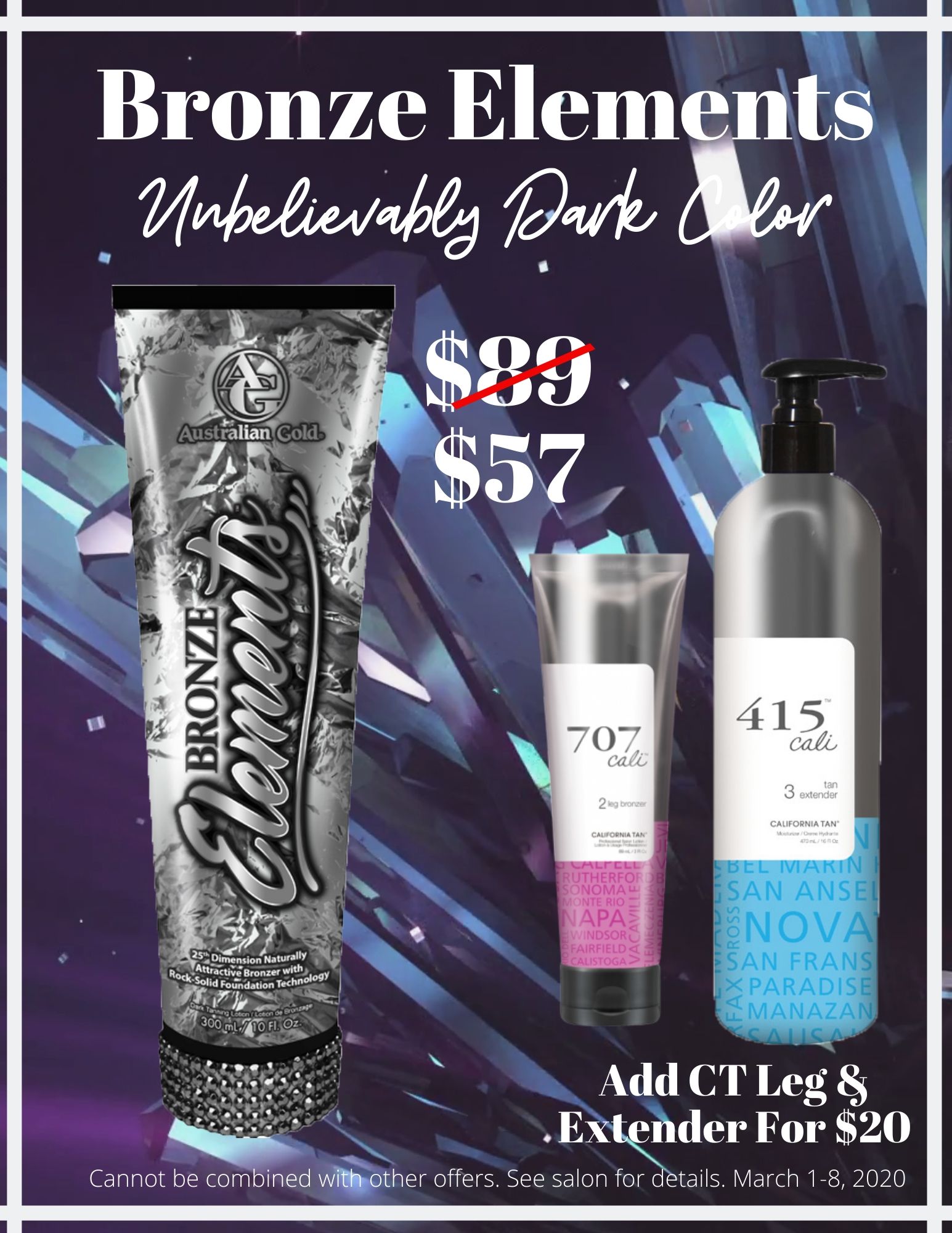 Bronze elements Midnite Sun